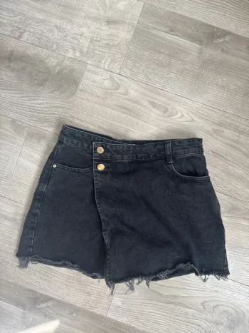 Jupe short jean