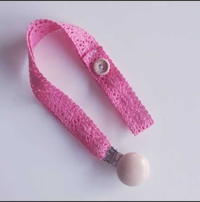 Coffret naissance attache tétine anneau dentition chaussure ballerine fait main crochet coton bio bébé prématuré fabrication française - photo numéro 4