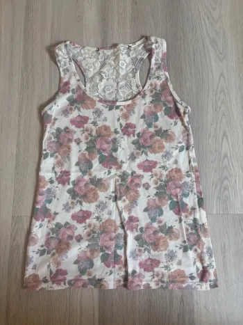 Débardeur à fleurs