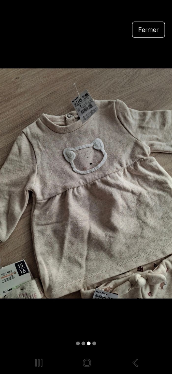 Ensemble fille kiabi  neuf - photo numéro 3