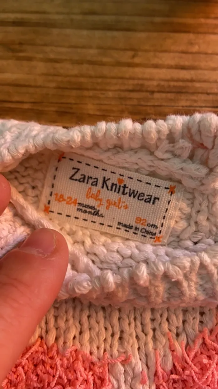 Pull zara fille - photo numéro 3