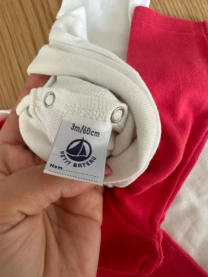 Lot bodies col roulé Petit bateau - photo numéro 2