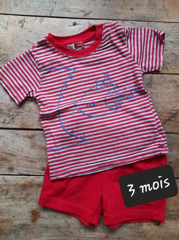 Ensemble tee-shirt et short DPAM 🐟