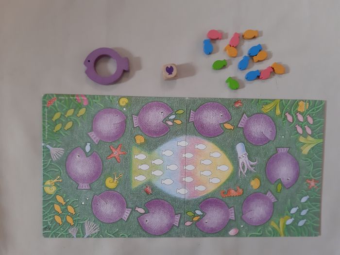 Jeu de société Félix flotte ou Félix Flosse en Allemand - Haba - incomplet pour pièces - photo numéro 2