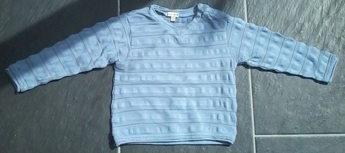 Pull col V garçon 18 mois