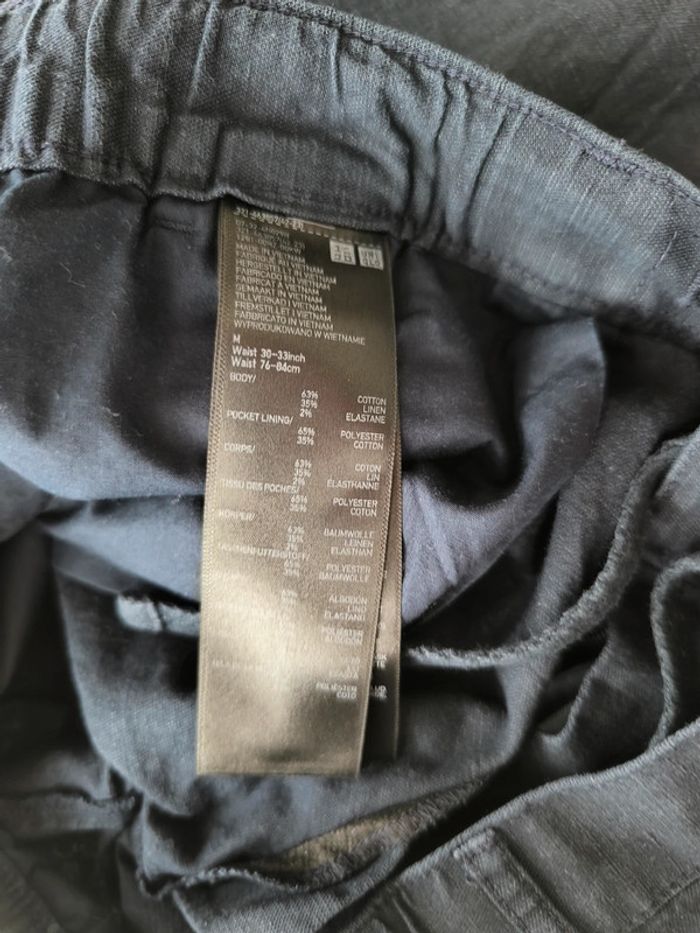 Pantalon Uniqlo M coton/lin - photo numéro 3