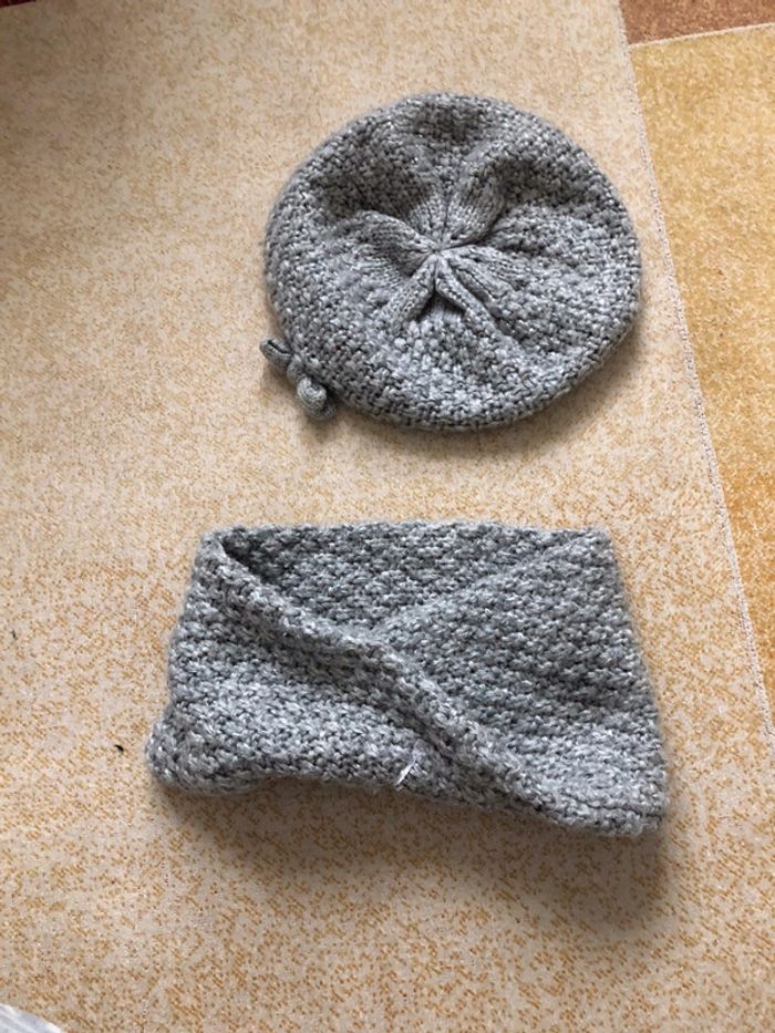 Ensemble bonnet & snood