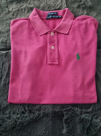 Polo manche courte Ralph Lauren Rose, M/38 Femmes