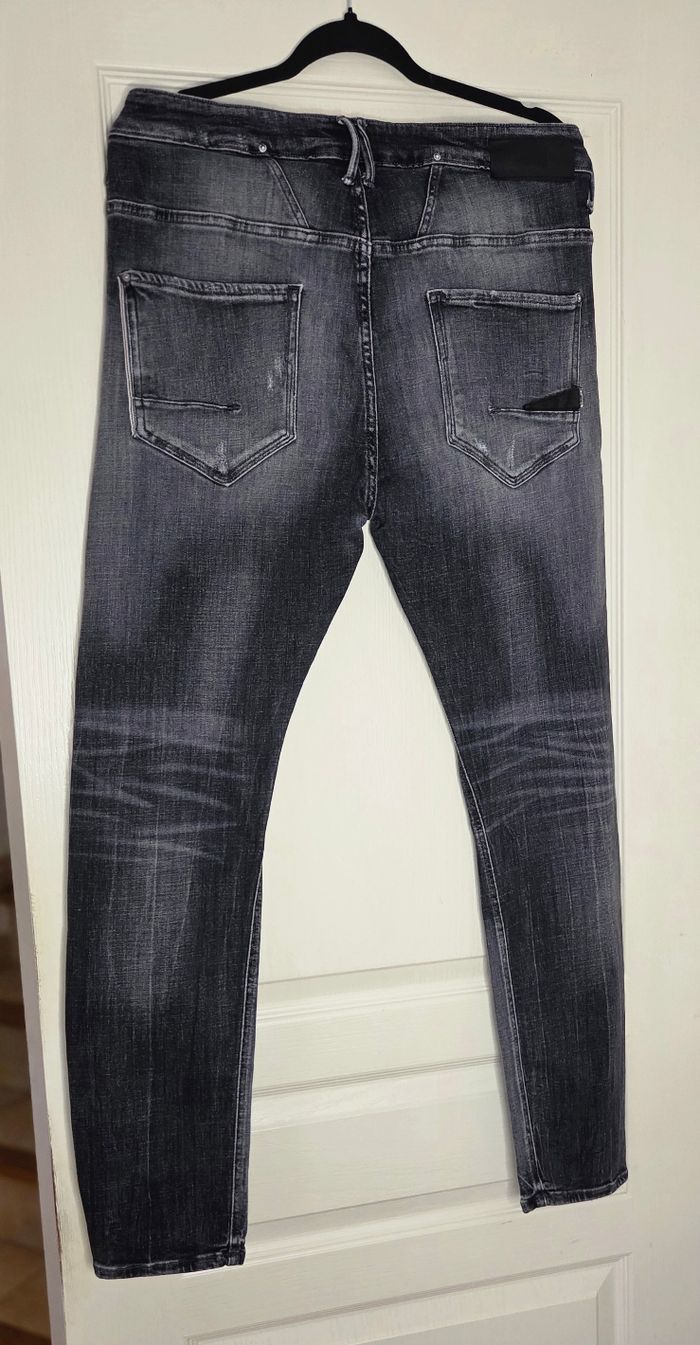 Jean Le Temps des Cerises Héritage 🖤 T34 (42/44 FR) – gris délavé slim – excellent état - photo numéro 8