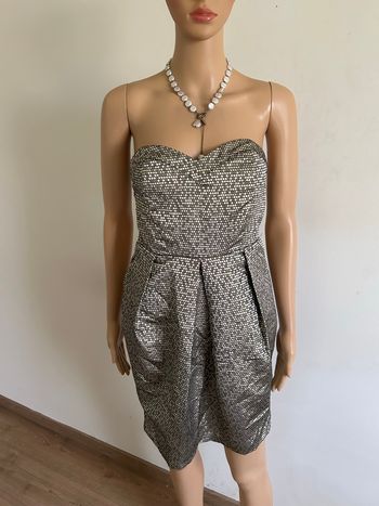 Robe bustier dorée neuve Kaporal taille XS