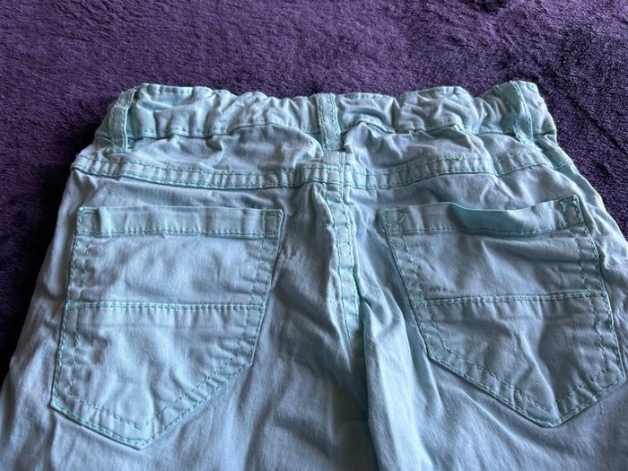 Bermuda en coton turquoise my chicco taille 4 ans - photo numéro 5