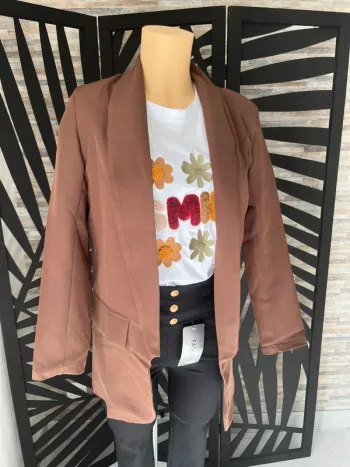 Veste blazer marron