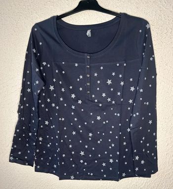 Tee-shirt col tunisien "etoiles" T38/40