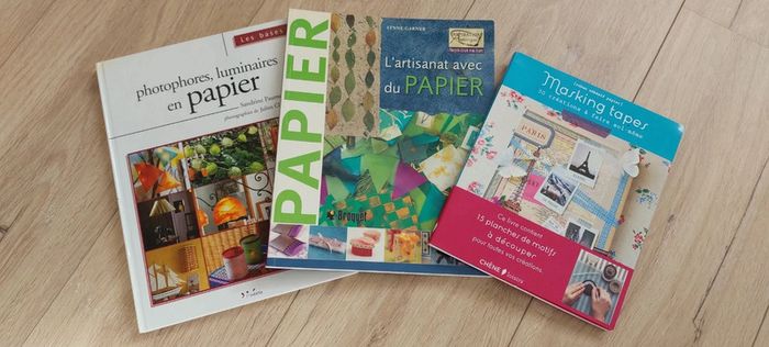 Dernier prix- Lot 3 livres loisirs créatifs autour du papier