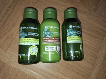 3 mini shampooing Yves rocher