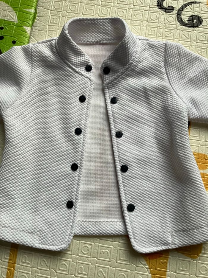 Gilet blanc 9 mois - photo numéro 2