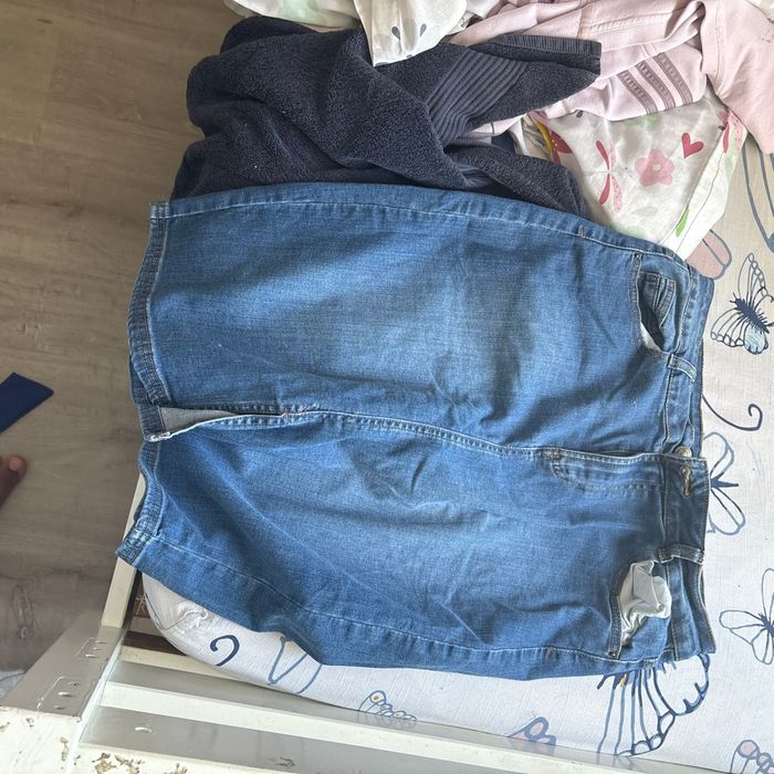 Jupe, longue bleue