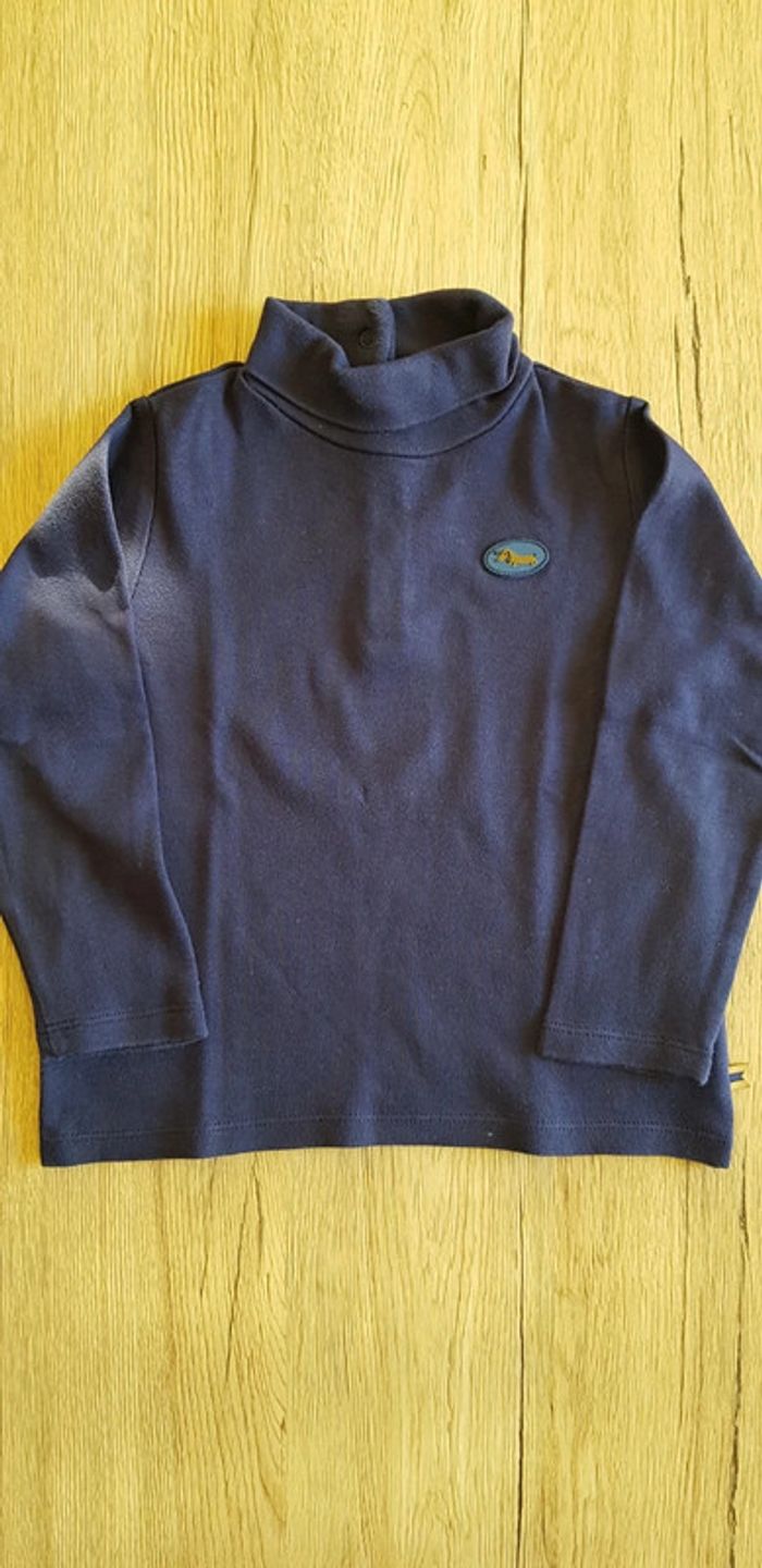 Tee-shirt ML col roulé garçon