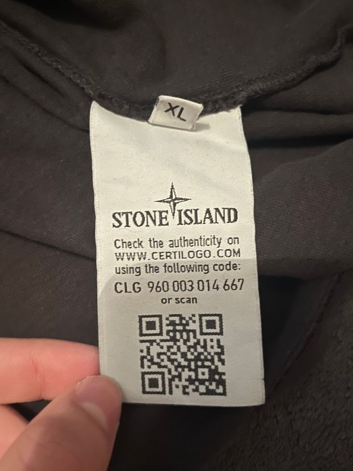 T-shirt stone island mussola gommata taille xl - photo numéro 2