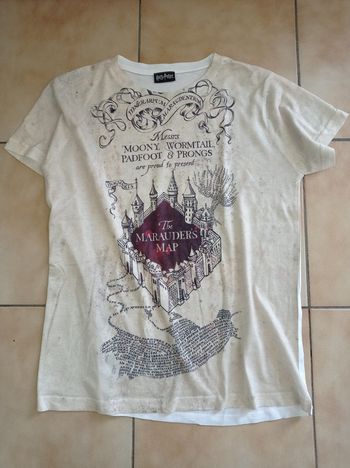Tee shirt "Harry potter" Carte du Maraudeur