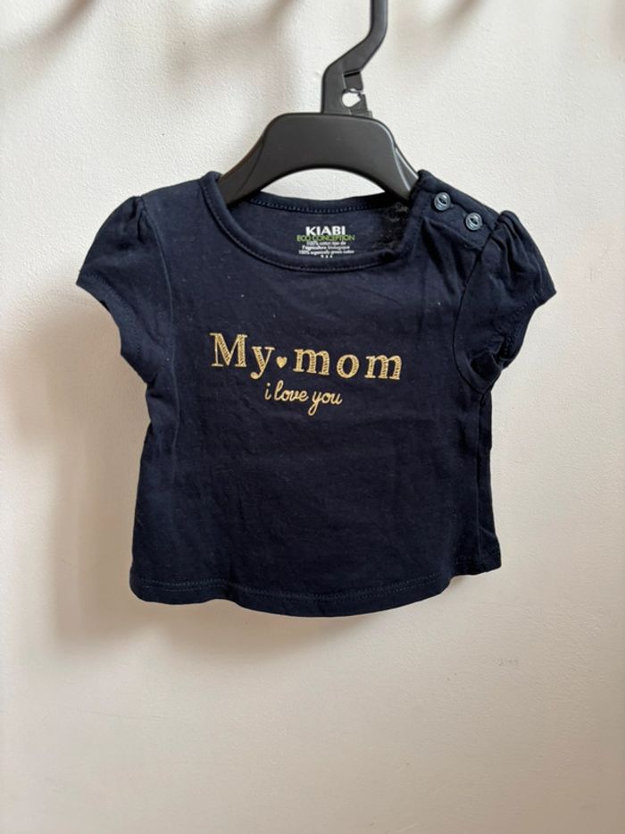 Lot 2 tshirts Kiabi 1 mois - photo numéro 3