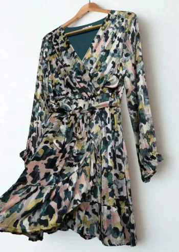 Robe multicolore à motif abstrait Lili & Lola Taille M