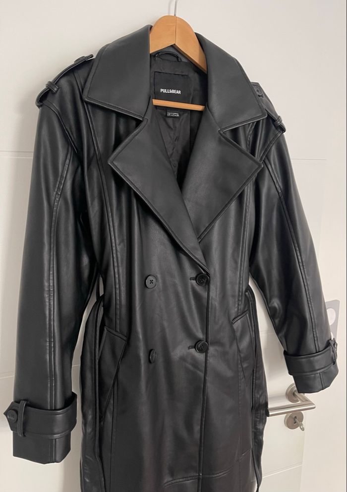 🖤 Manteau similicuir Pull&Bear 🖤 - photo numéro 3