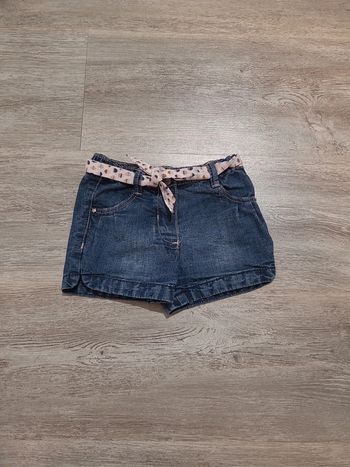 Short jean avec ceinture Obaibi
