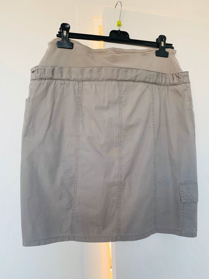 Jupe grossesse gris clair T 40 - photo numéro 3