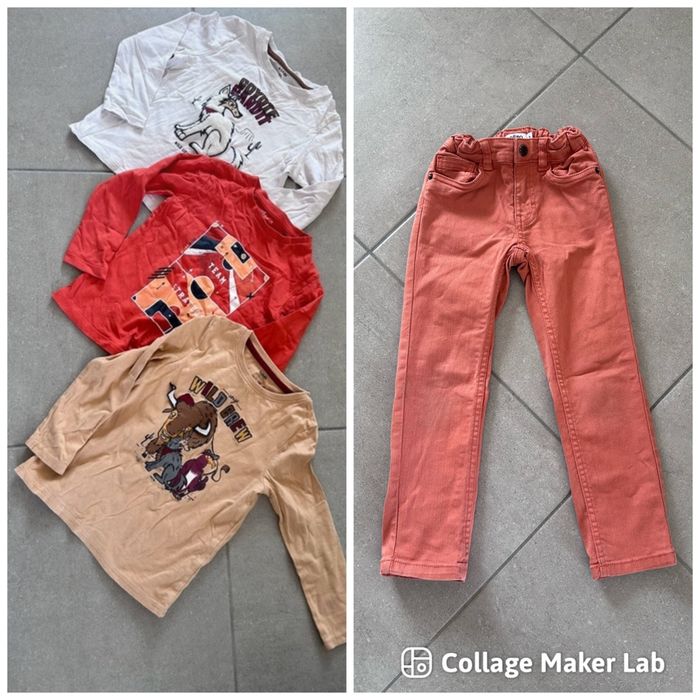 3 tee-shirts et slim