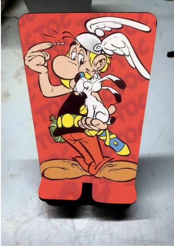 support téléphone motif astérix neuf