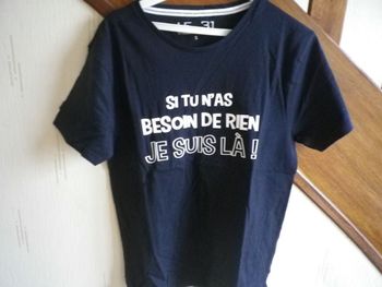 TEE SHIRT BLEU FONCE
