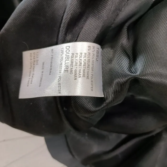Veste Grise Basic cintrée - Veste classique - 1 2 3 - Taille 38 Élégante, classe - photo numéro 10