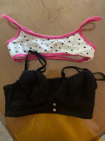 lot 2 brassières ados