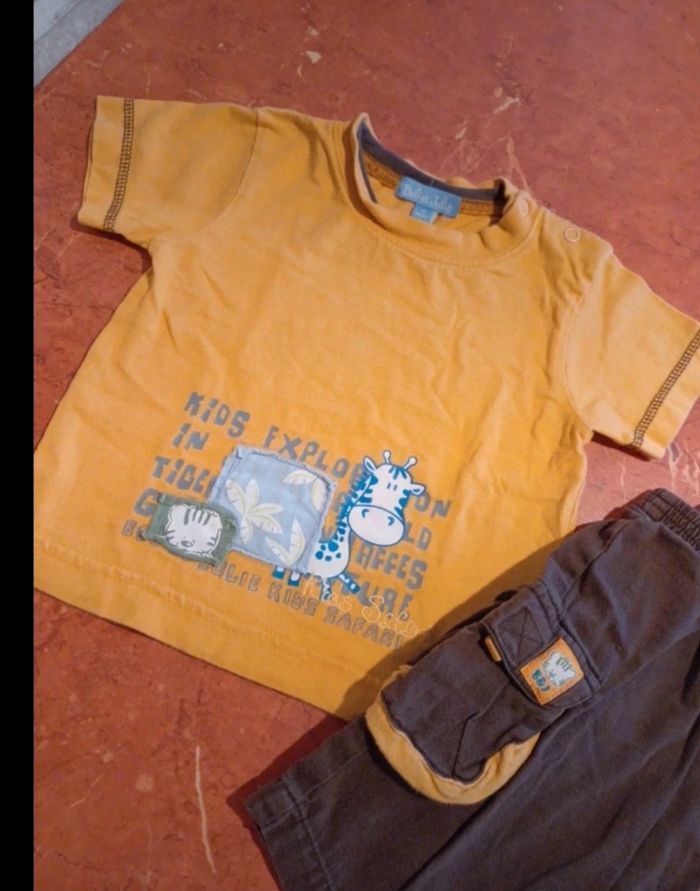 Lot de vêtements garçon taille 12 mois été - photo numéro 5