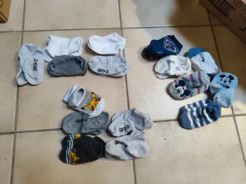 Lot 16 paires chaussettes garçon