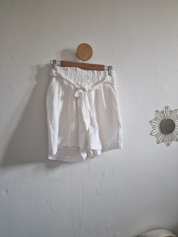 Short en gaze de coton