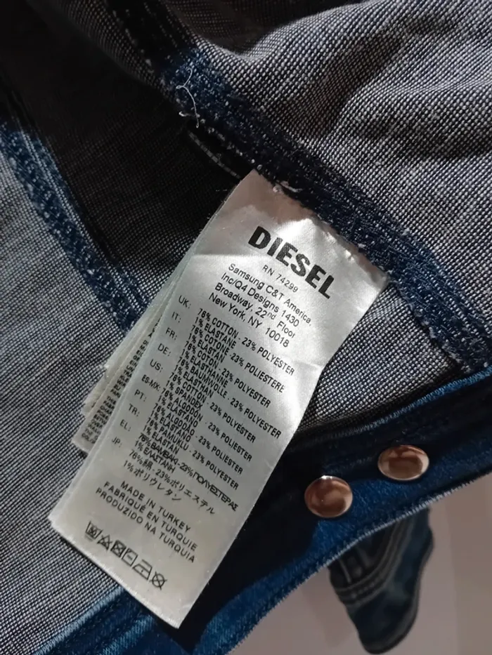 Veste en jean Diesel - photo numéro 7