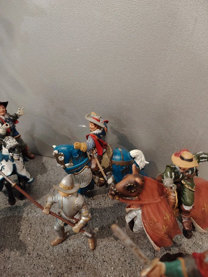 Lot figurines papo chevaux chevaliers - photo numéro 7
