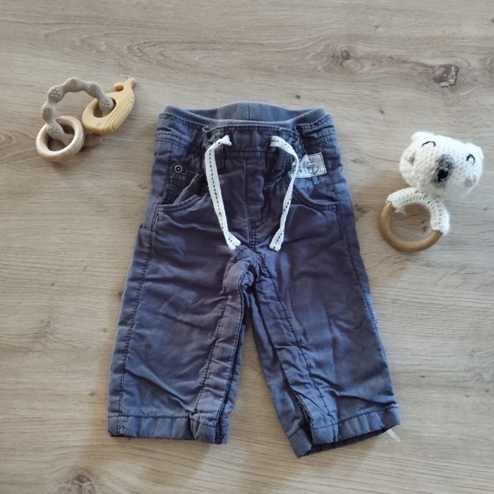 Pantalon tape a l'oeil violine