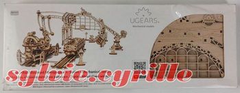Puzzle 3D mécanique en bois Manipulateur sur rails 354 pièces Ugears France