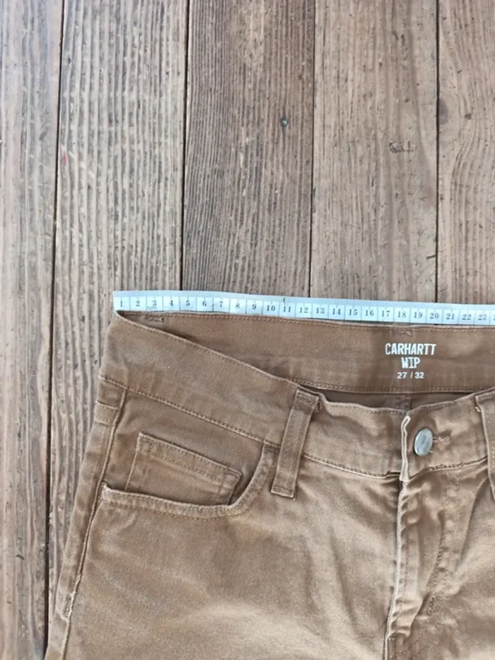 Pantalon Jean Carhartt rebel pant skinny W27 - photo numéro 10