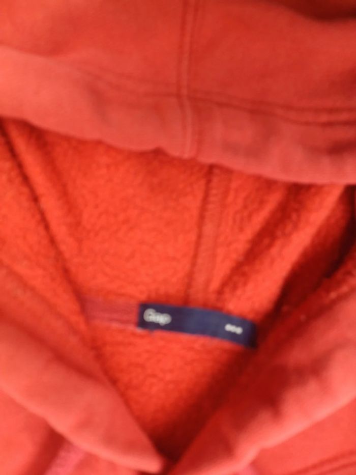 Sweat à capuche GAP rouge Taille L Homme - photo numéro 3