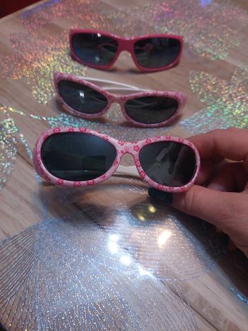 3 paires de lunettes petite fille