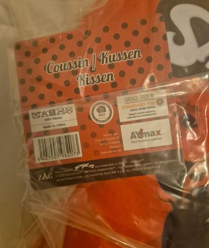 Coussin forme miraculous - photo numéro 2