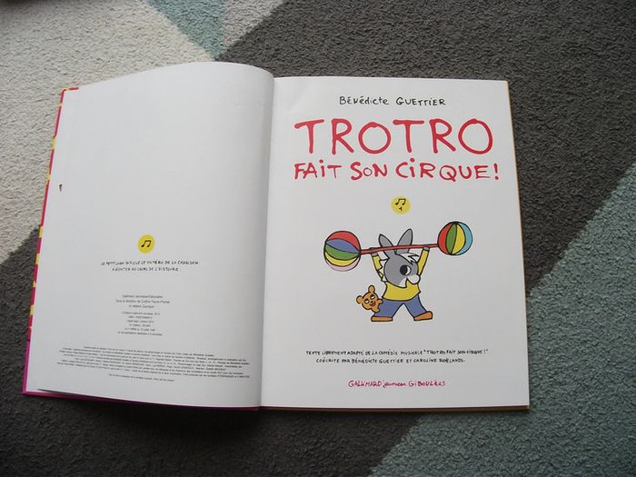 Livre Trotro fait son cirque Galimard Jeunesse - photo numéro 8