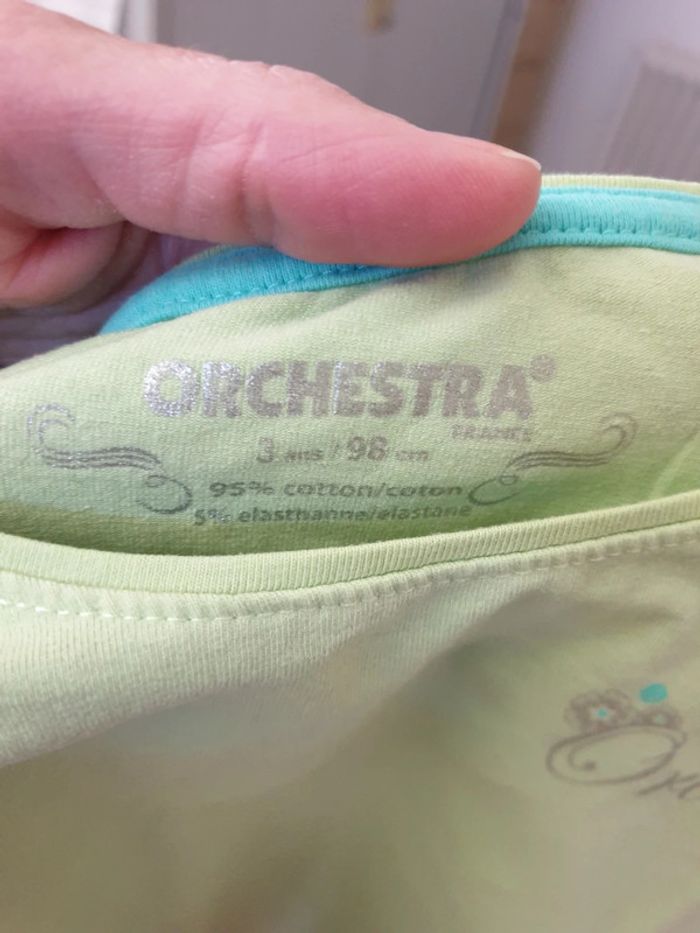 Tee-shirt vert 3 ans - photo numéro 3