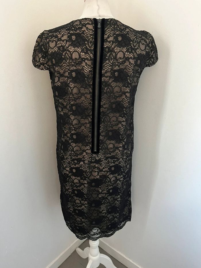 Robe dentelle noire Gérard Darel L - photo numéro 5