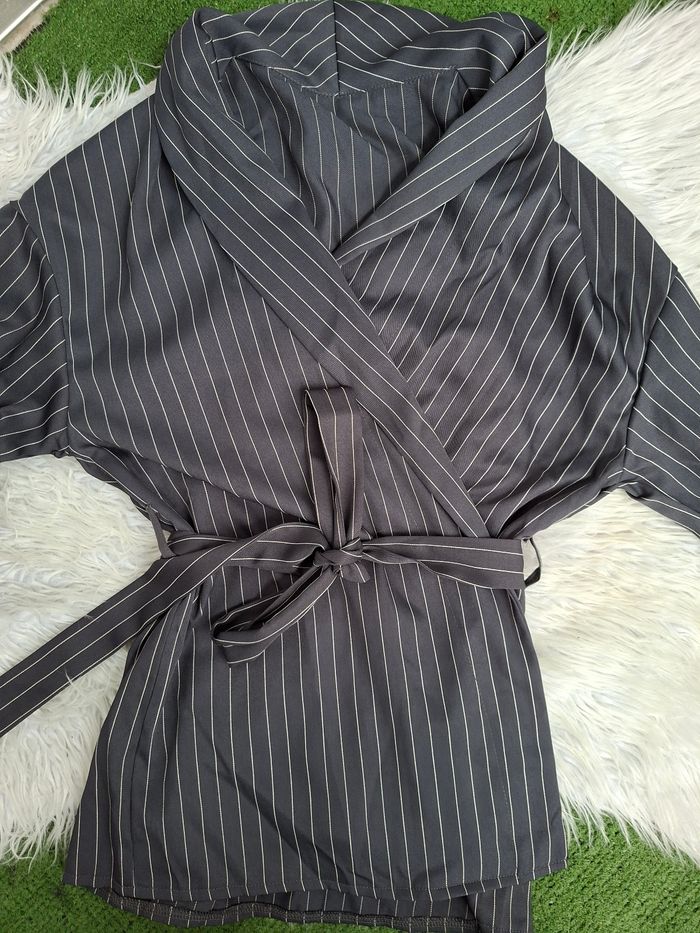 Veste cache cœur kimono femme - photo numéro 3