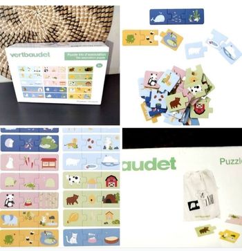 Vertbaudet Puzzle  Logique TRIO Association Neuf